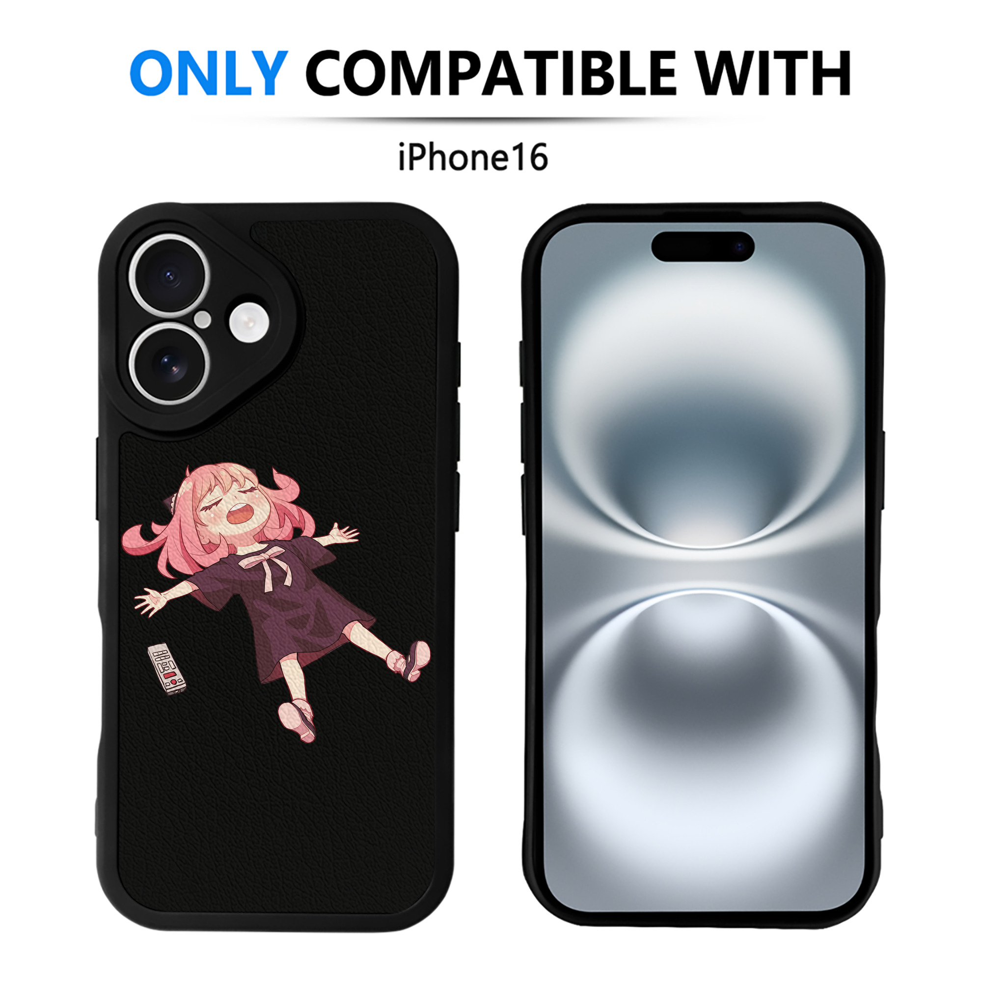 （画像用） SPY×FAMILY间谍家家酒 【iPhone 16シリーズ対応】シリコンスマホケース（レザー調） 材質：シリコン